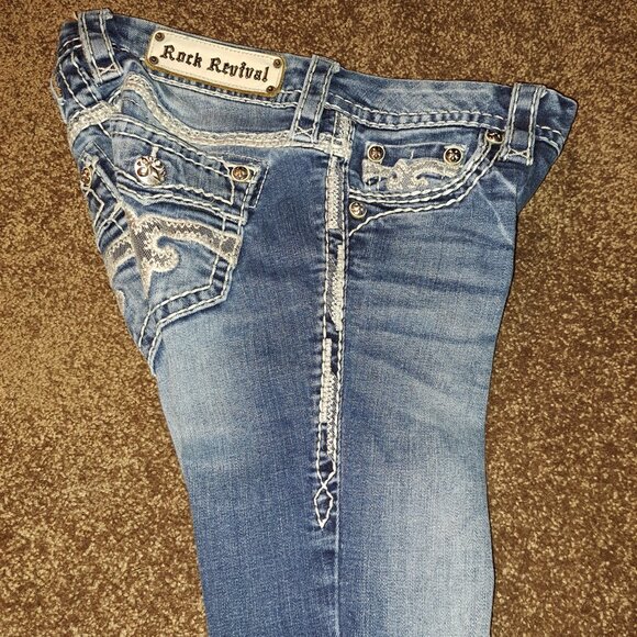 Rock Revival Hana Skinny Stretch Jean size 26 - Picture 6 of 16